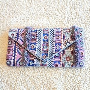 Chico's fabric clutch purse
